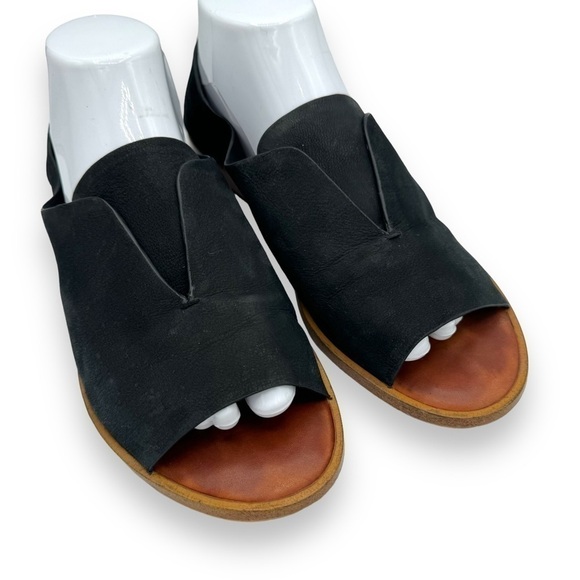 4 for $40 SALE! 1.State Cassidee Suede Open Toe Casual Sandals, Black, Size 8M - Picture 3 of 11